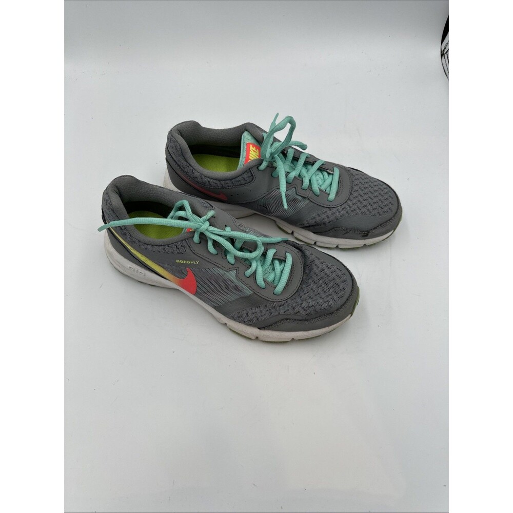 Nike Air Relentless 4 Aeroply Women's Running Shoes Gray Turquoise Size 8